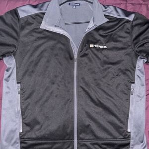 Men's Black and Gray Jacket